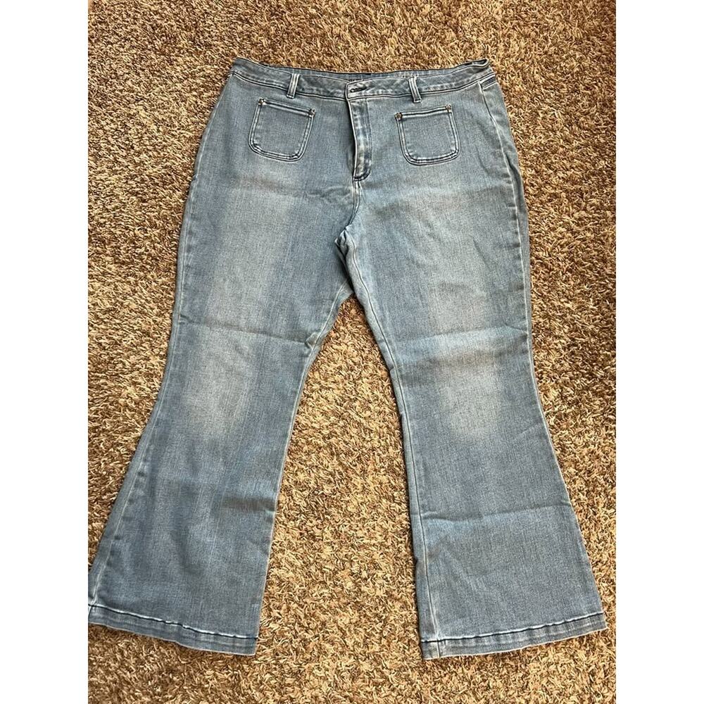 LYR Culture Janis Joplin Jeans Womens 22W Bootcut Stretch Plus Size